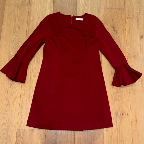 Trina Turk Panache Ponte Bell Sleeve Dress - Picture 3 of 6